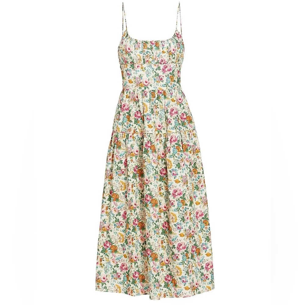 DÔEN Benoit Liberty-Print Dress Large